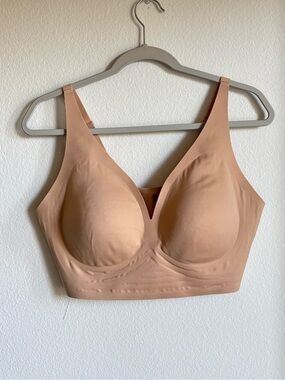 Auden Luxury Collection Beige Plunge Bralette – XXL